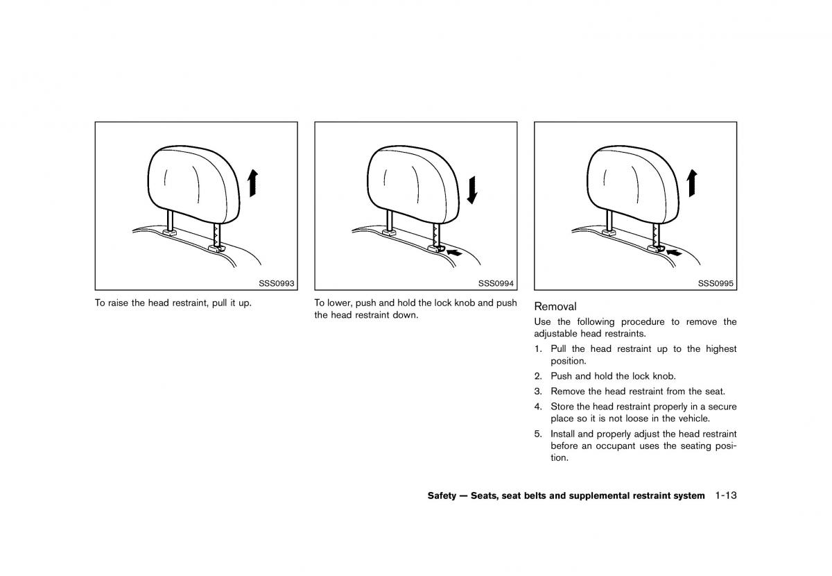 Nissan Murano Z51 owners manual / page 35