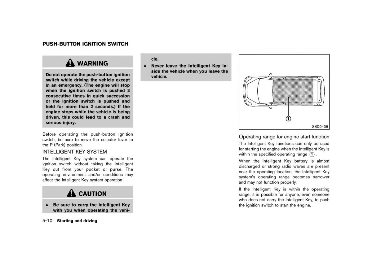 Nissan Murano Z51 owners manual / page 350