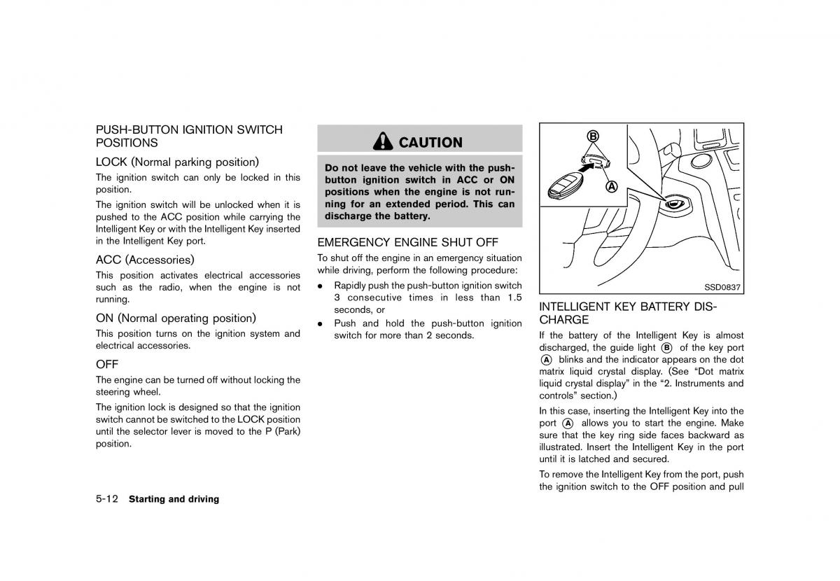 Nissan Murano Z51 owners manual / page 352