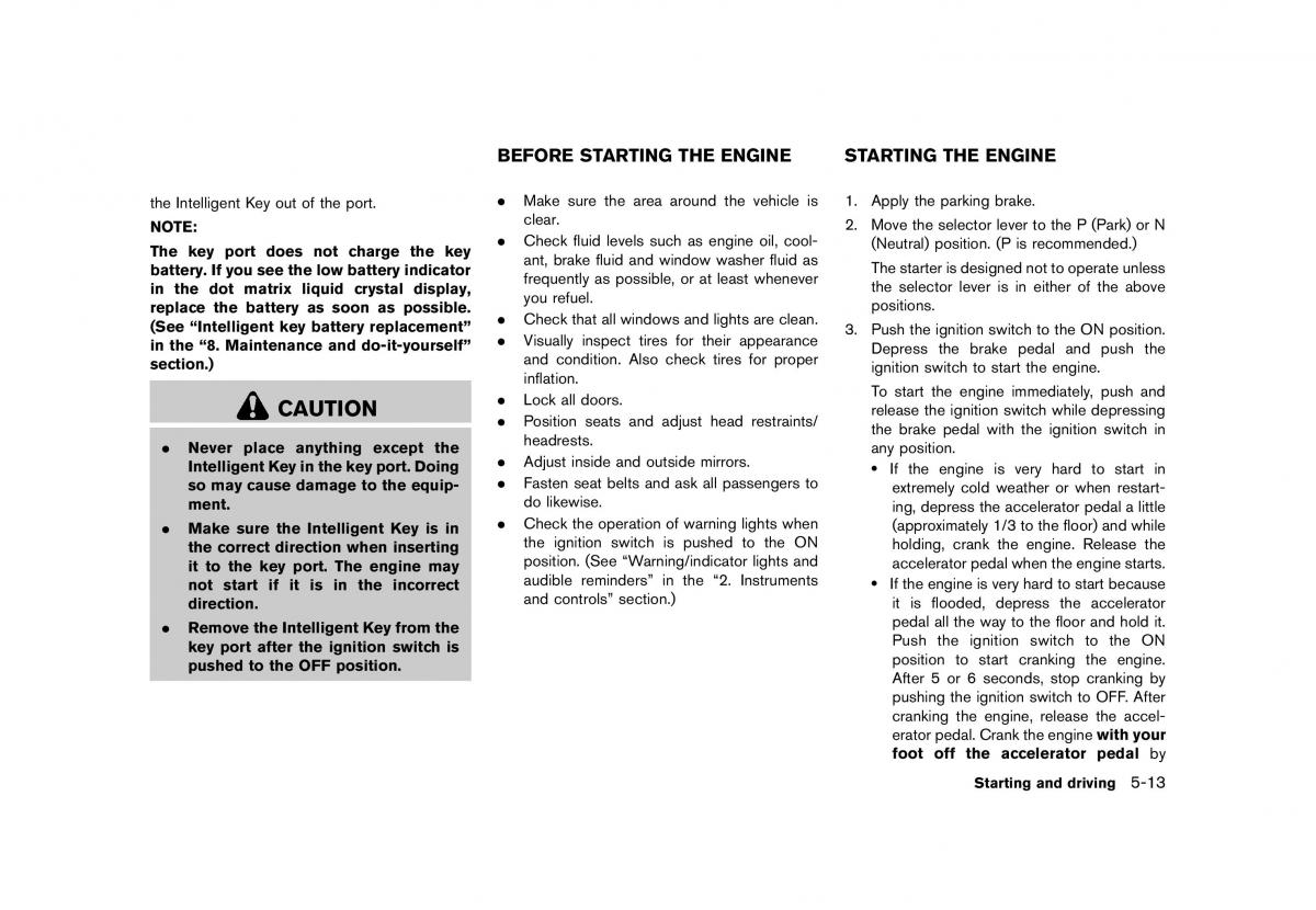 Nissan Murano Z51 owners manual / page 353