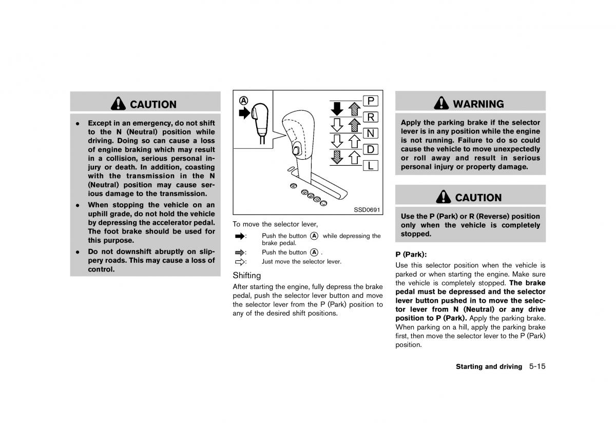 Nissan Murano Z51 owners manual / page 355