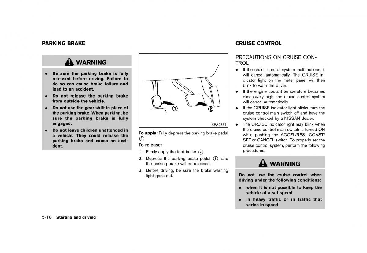 Nissan Murano Z51 owners manual / page 358