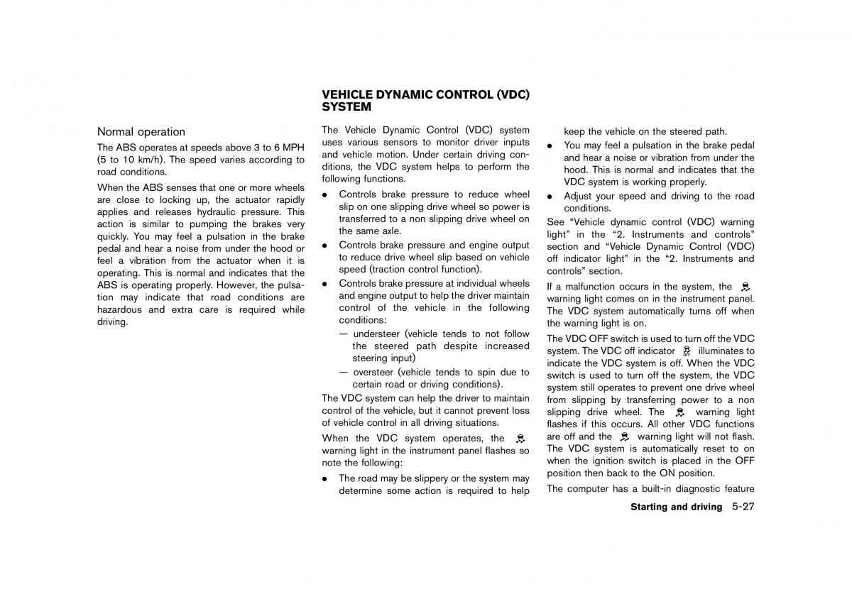 Nissan Murano Z51 owners manual / page 367