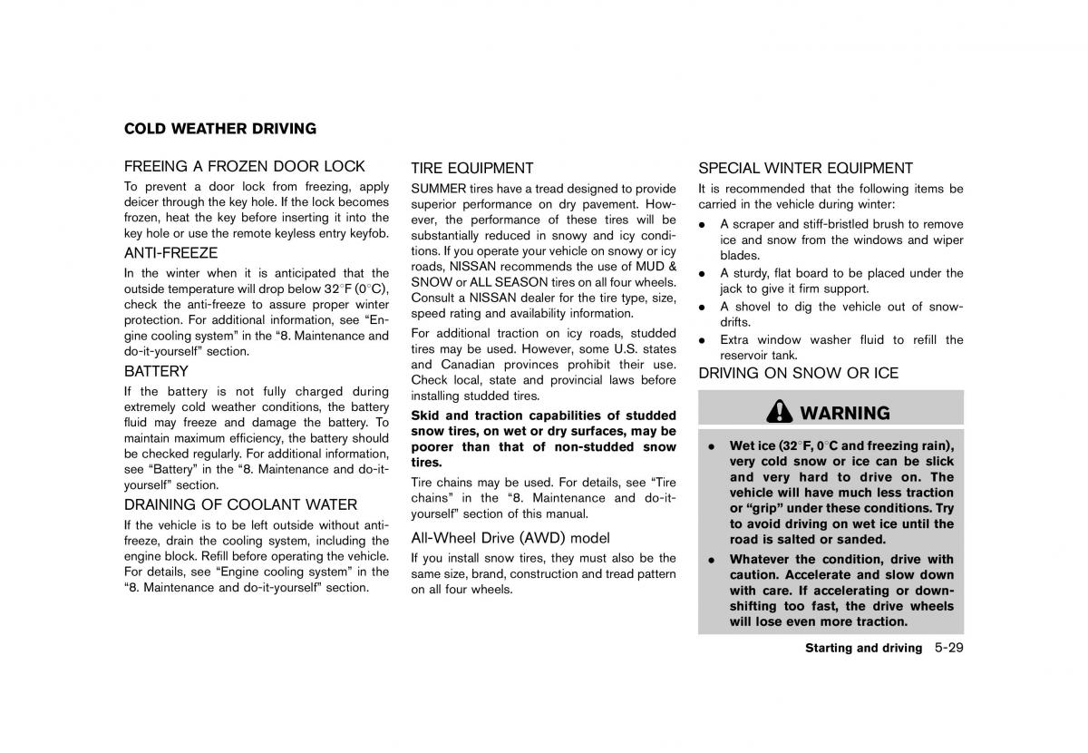 Nissan Murano Z51 owners manual / page 369