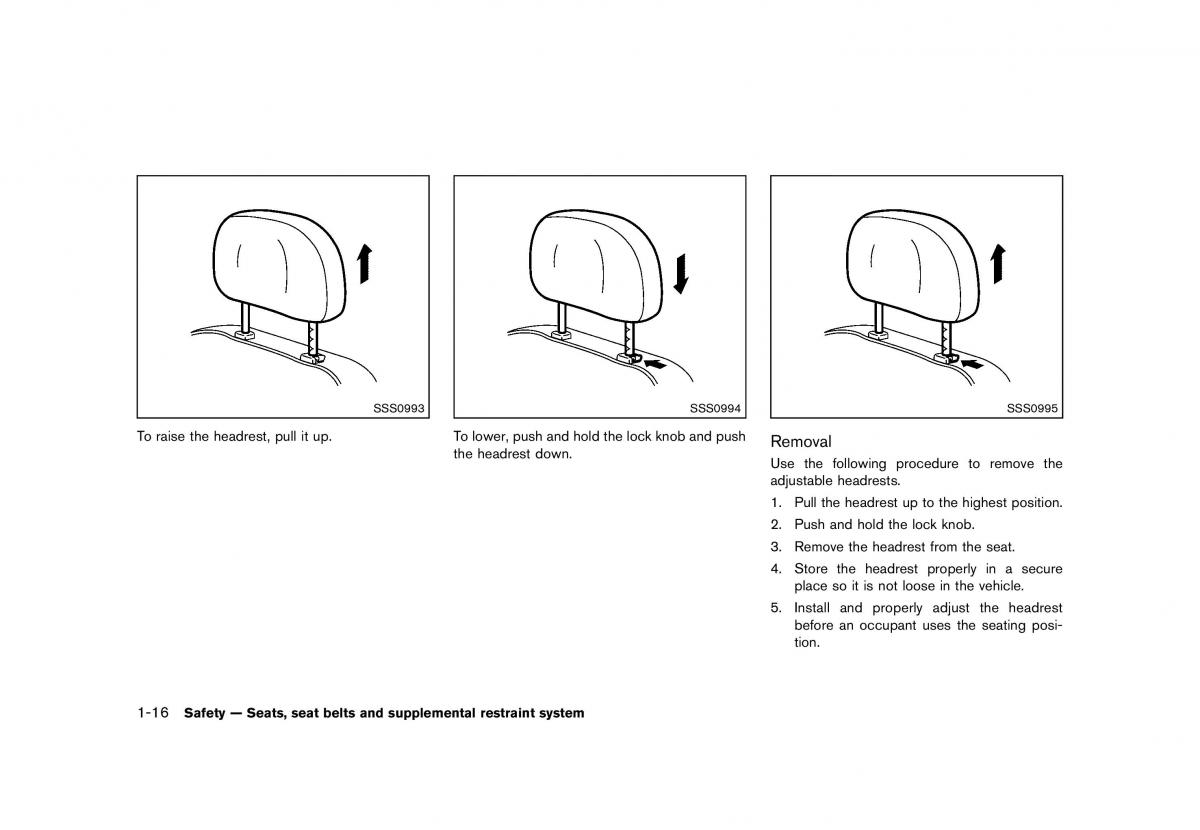 Nissan Murano Z51 owners manual / page 38