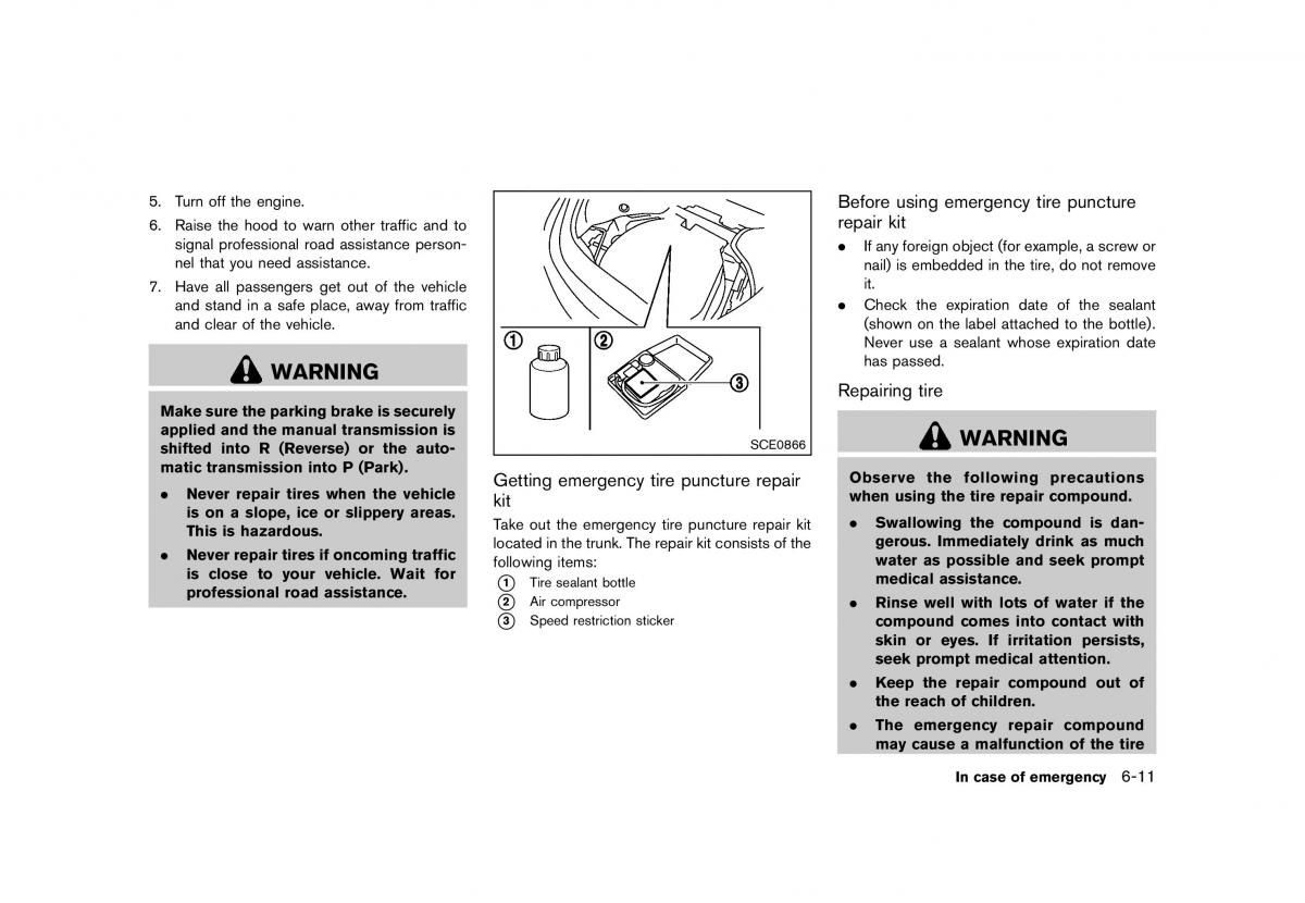 Nissan Murano Z51 owners manual / page 381