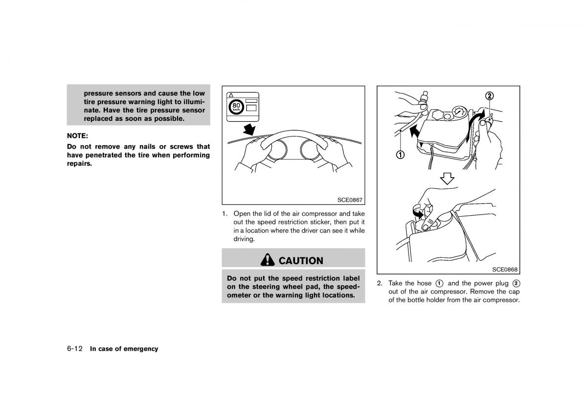 Nissan Murano Z51 owners manual / page 382