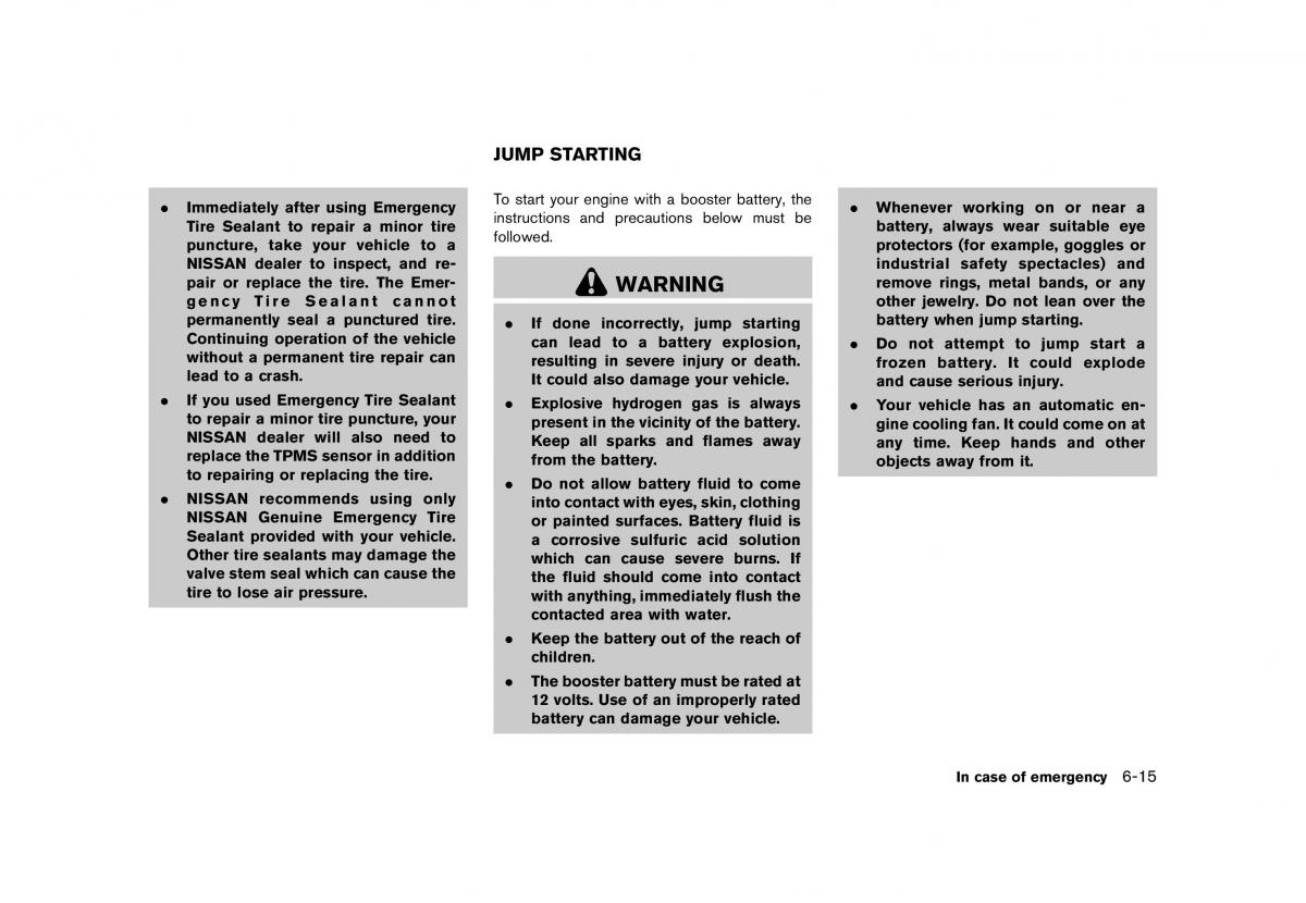 Nissan Murano Z51 owners manual / page 385