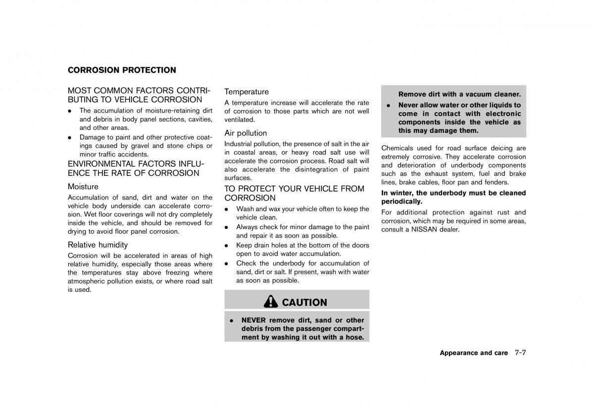 Nissan Murano Z51 owners manual / page 399