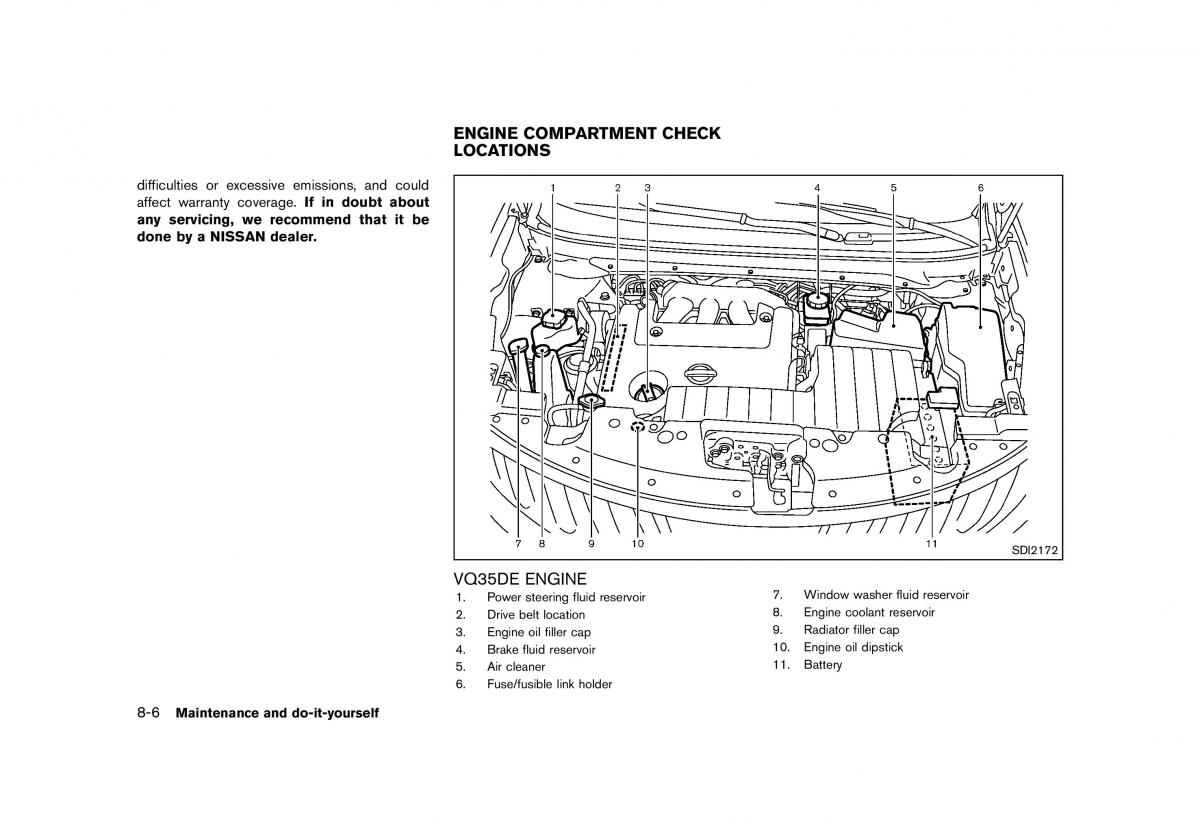 Nissan Murano Z51 owners manual / page 406