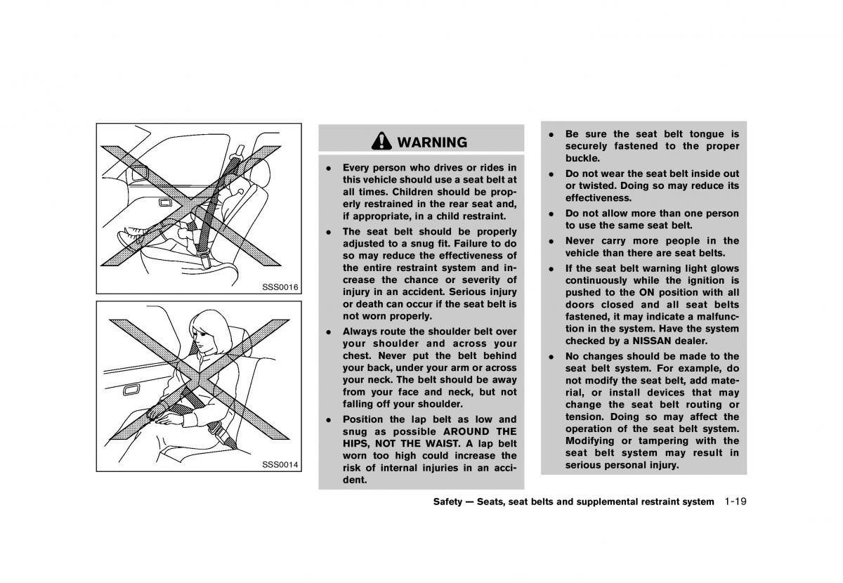 Nissan Murano Z51 owners manual / page 41