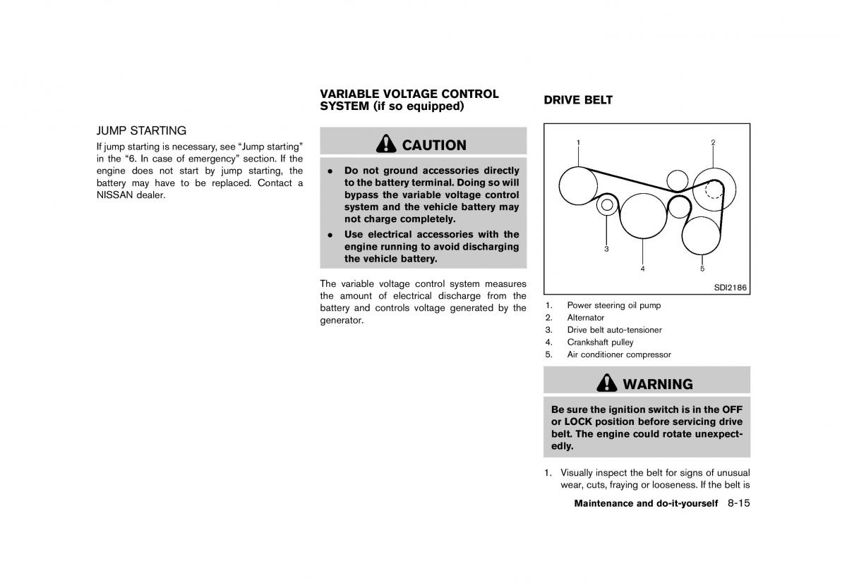 Nissan Murano Z51 owners manual / page 415