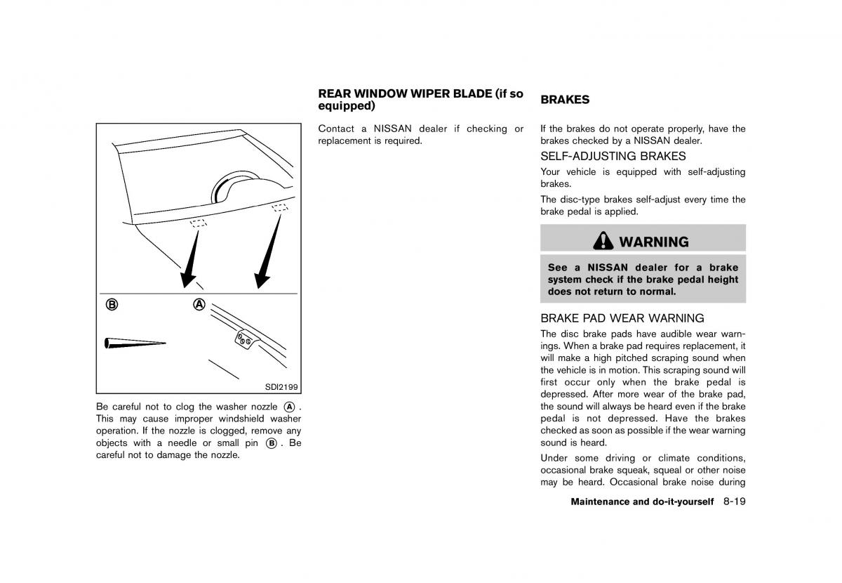 Nissan Murano Z51 owners manual / page 419