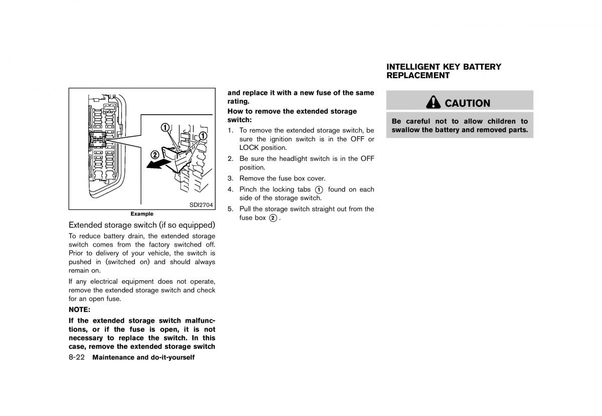 Nissan Murano Z51 owners manual / page 422