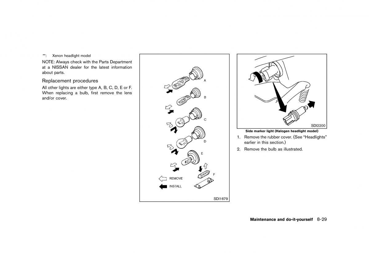 Nissan Murano Z51 owners manual / page 429