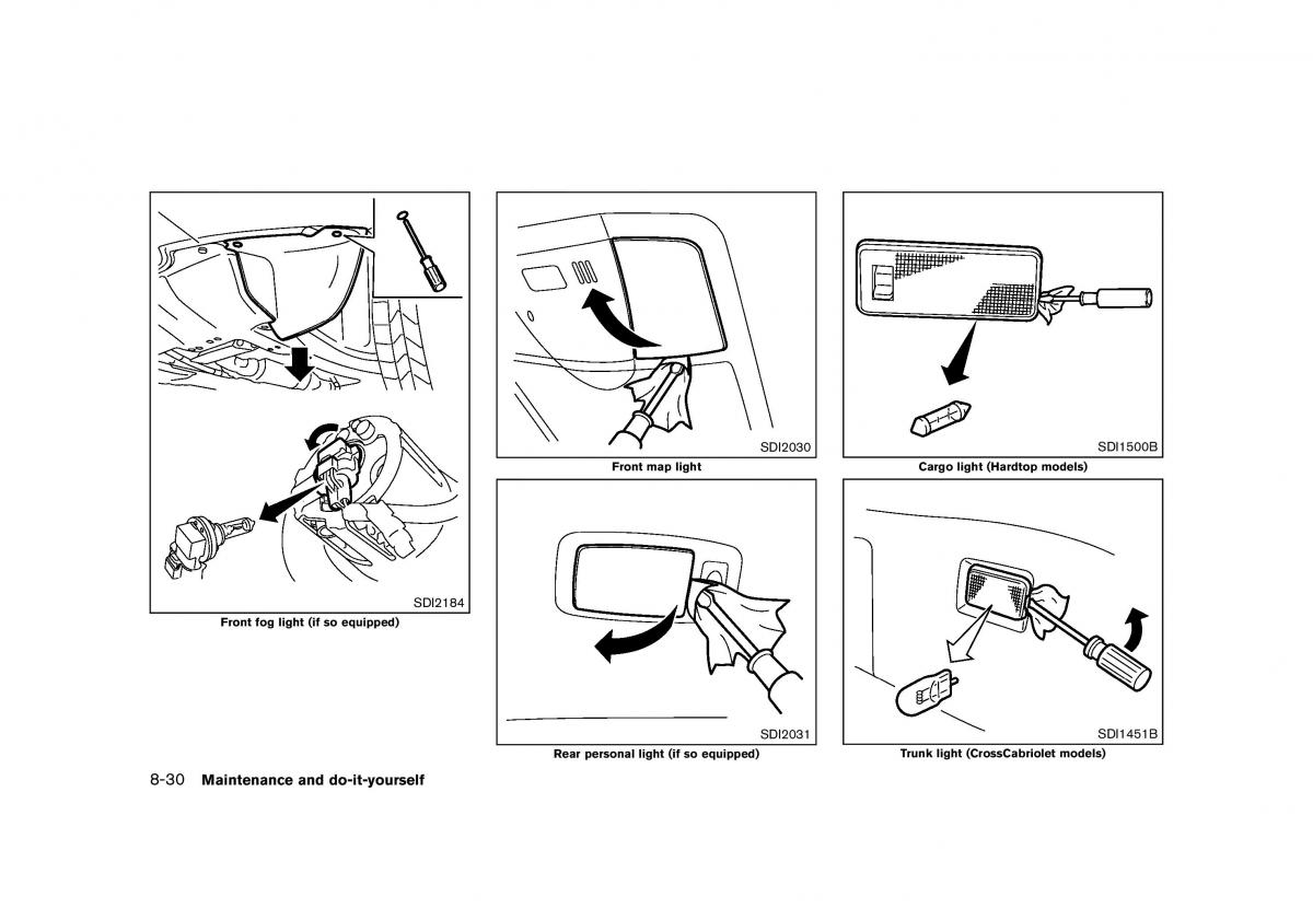 Nissan Murano Z51 owners manual / page 430