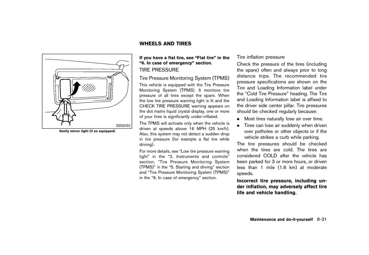 Nissan Murano Z51 owners manual / page 431