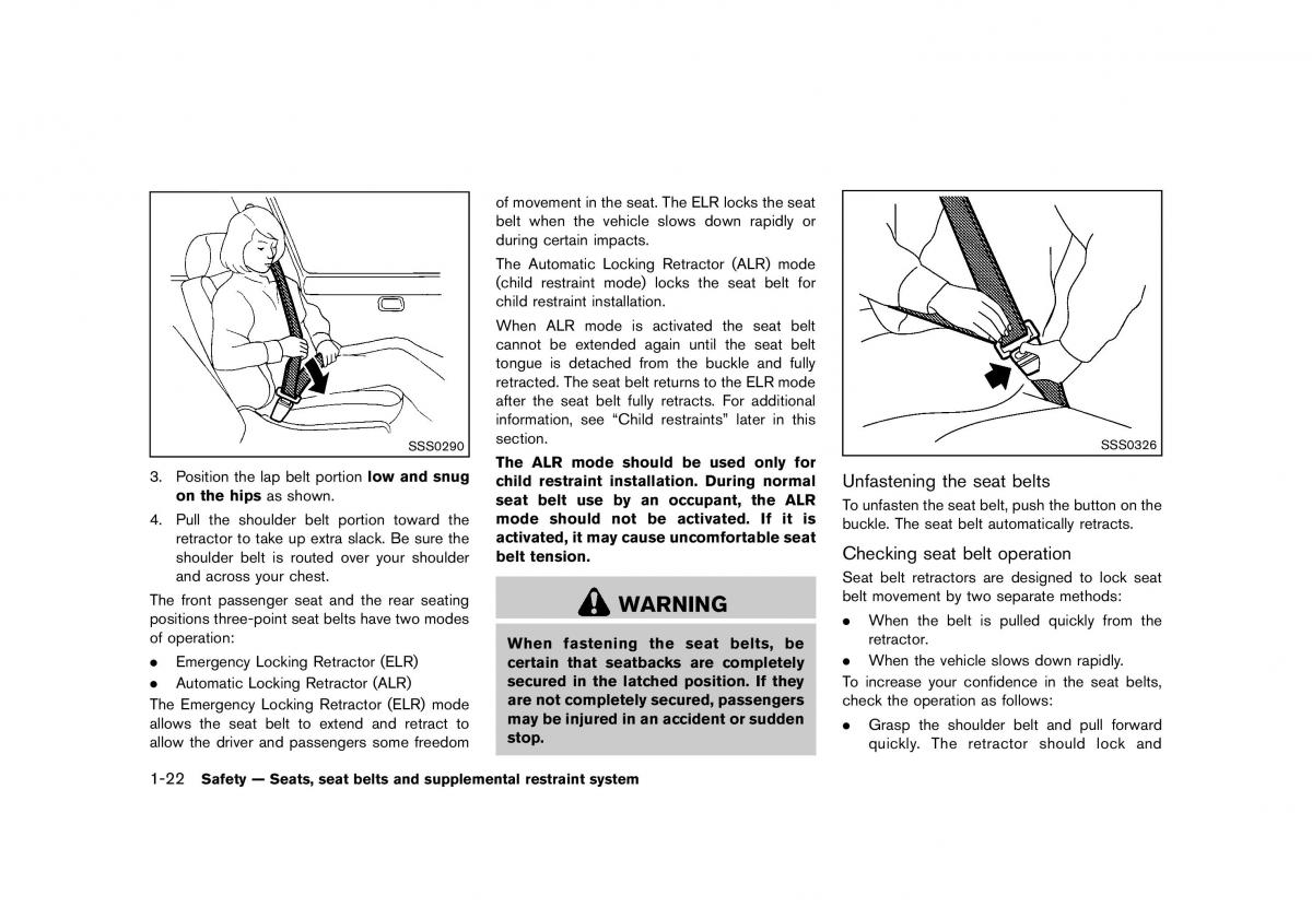 Nissan Murano Z51 owners manual / page 44