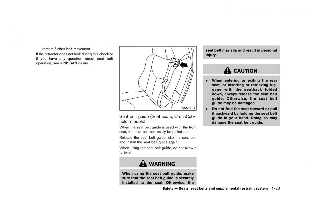 Nissan Murano Z51 owners manual / page 45