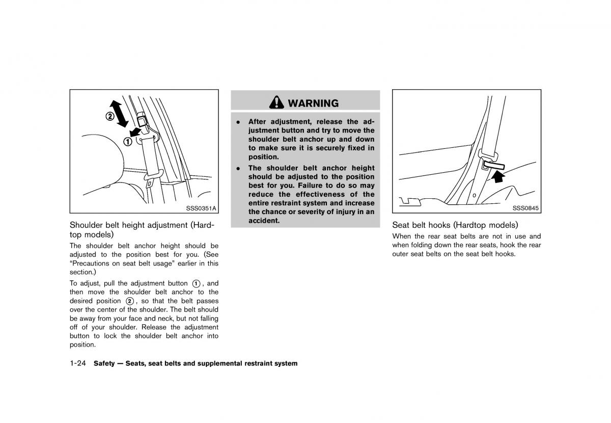 Nissan Murano Z51 owners manual / page 46