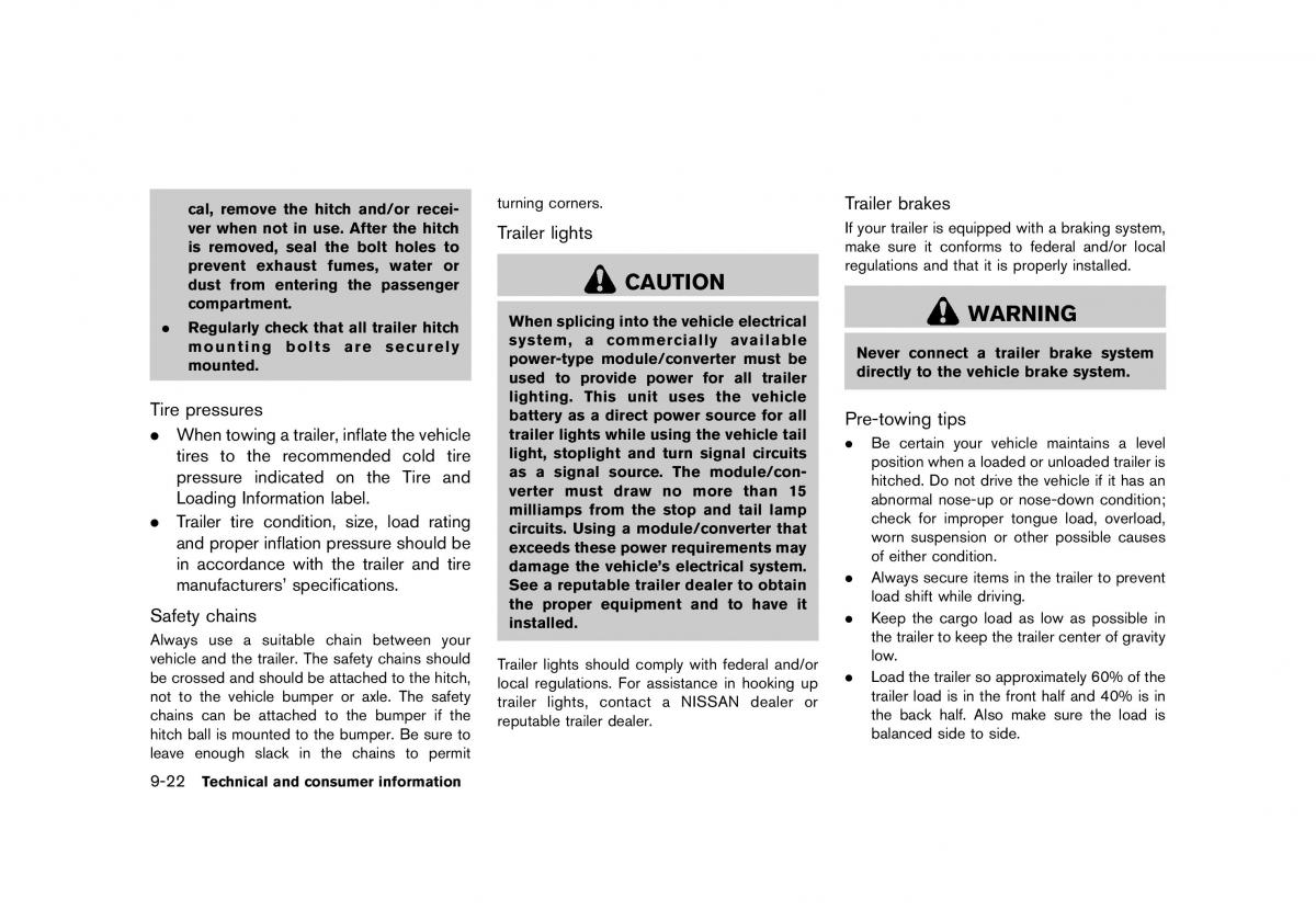 Nissan Murano Z51 owners manual / page 464