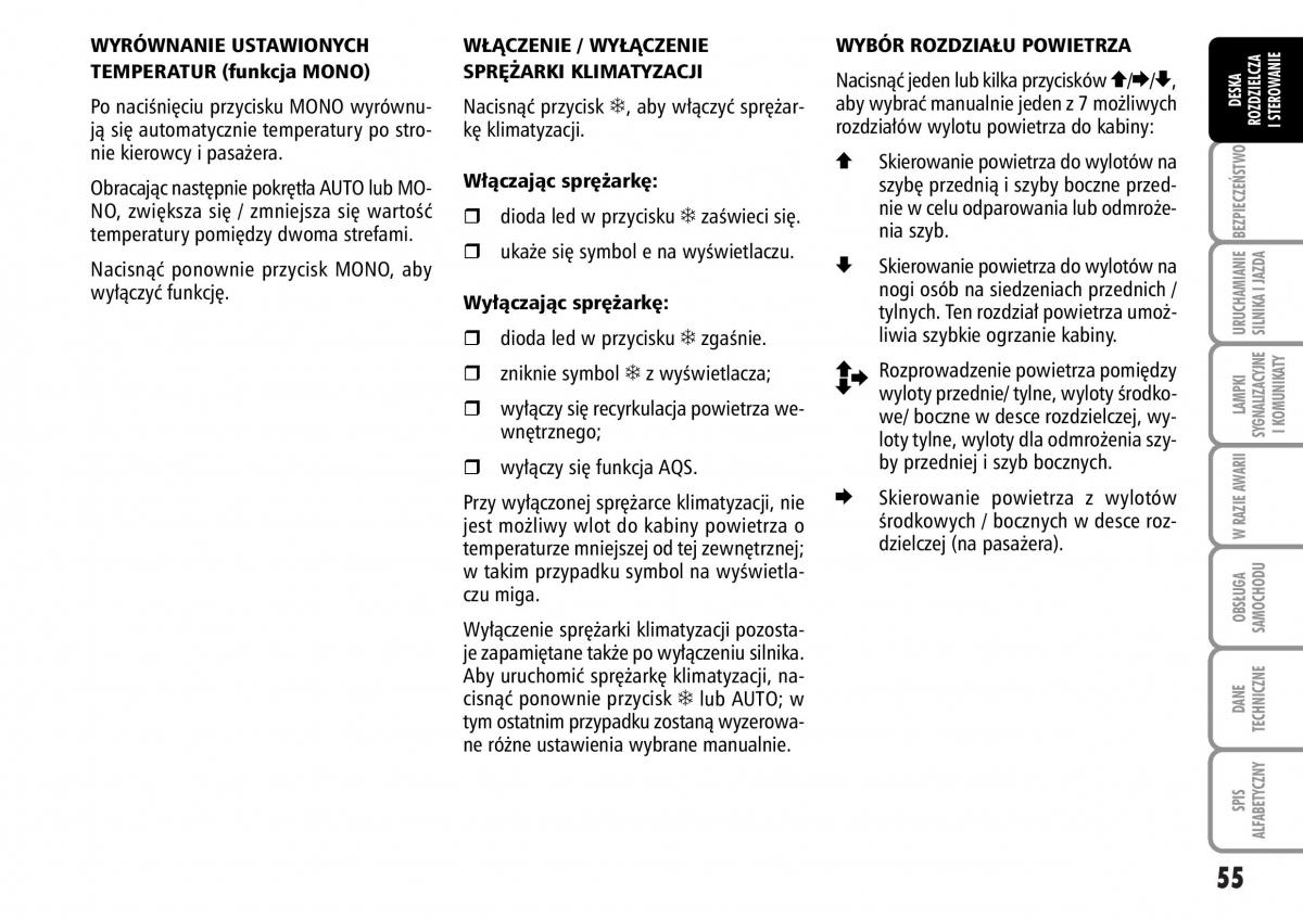 Fiat Stilo instrukcja obslugi / page 56