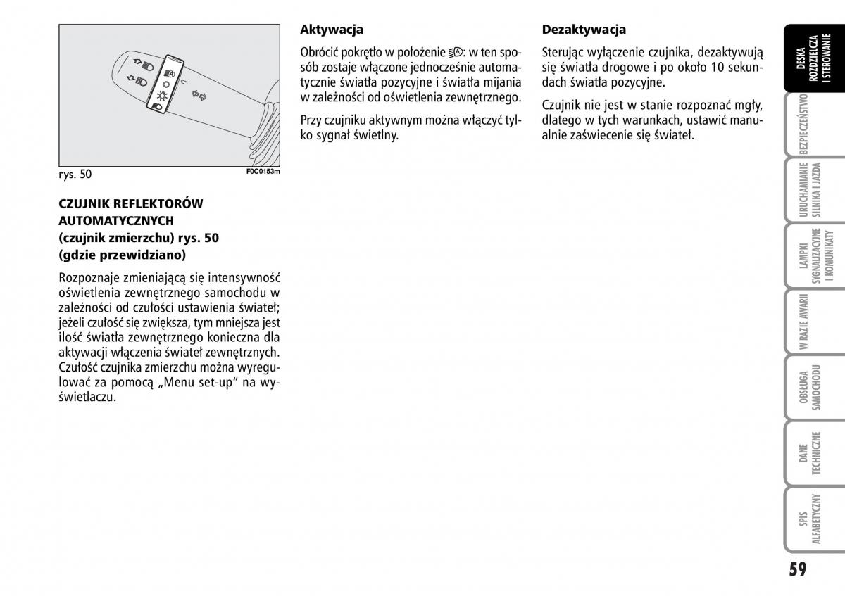 Fiat Stilo instrukcja obslugi / page 60