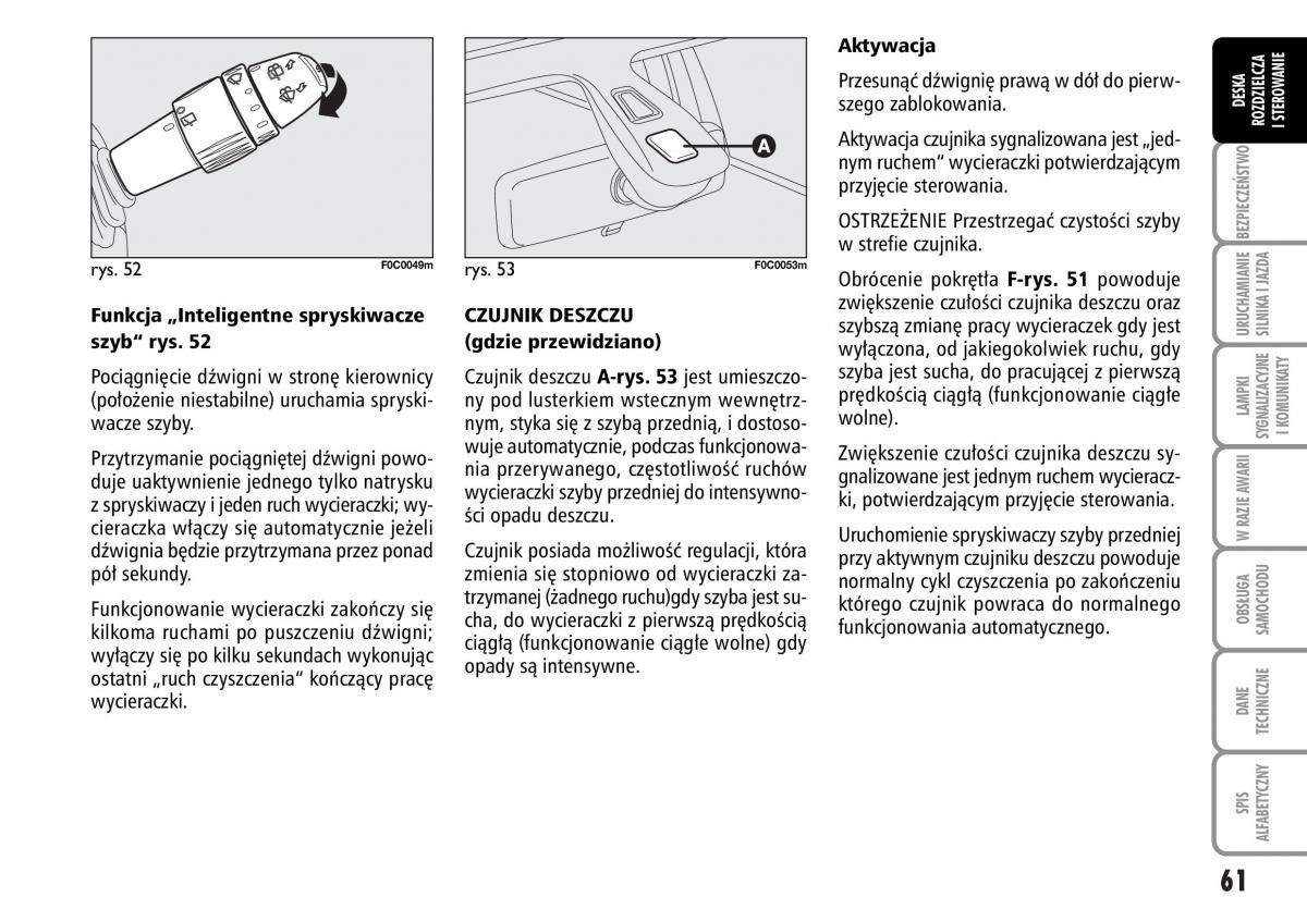 Fiat Stilo instrukcja obslugi / page 62