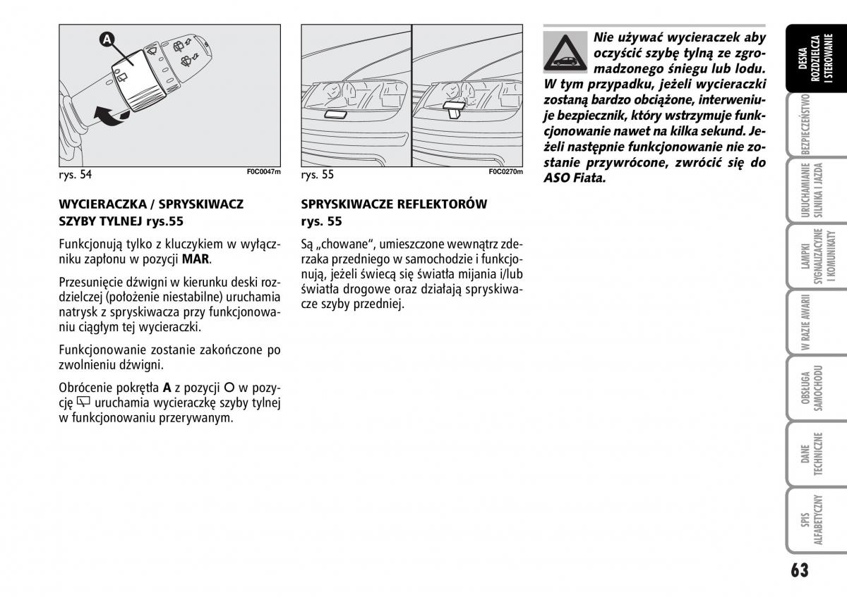 Fiat Stilo instrukcja obslugi / page 64