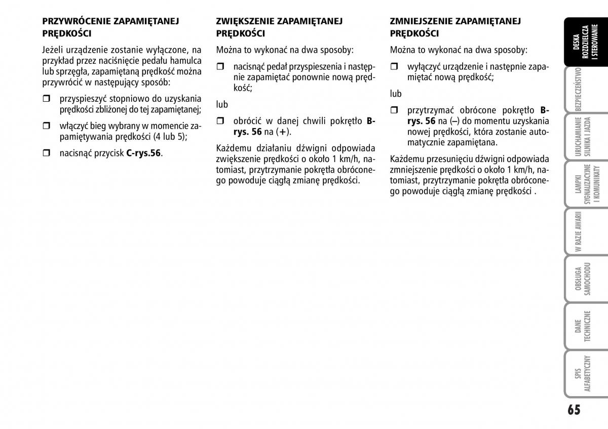 Fiat Stilo instrukcja obslugi / page 66