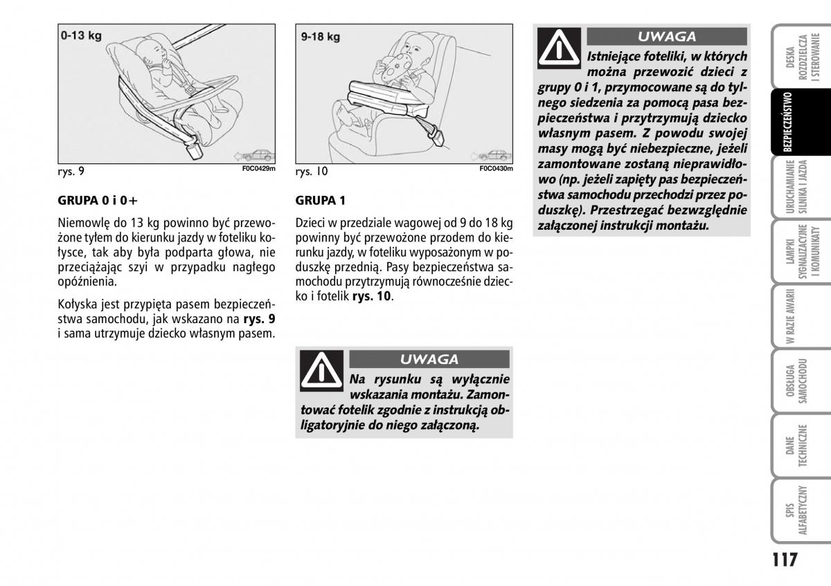 Fiat Stilo instrukcja obslugi / page 118