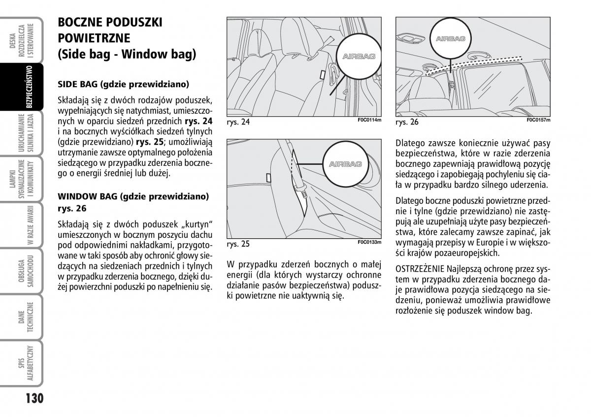 Fiat Stilo instrukcja obslugi / page 131