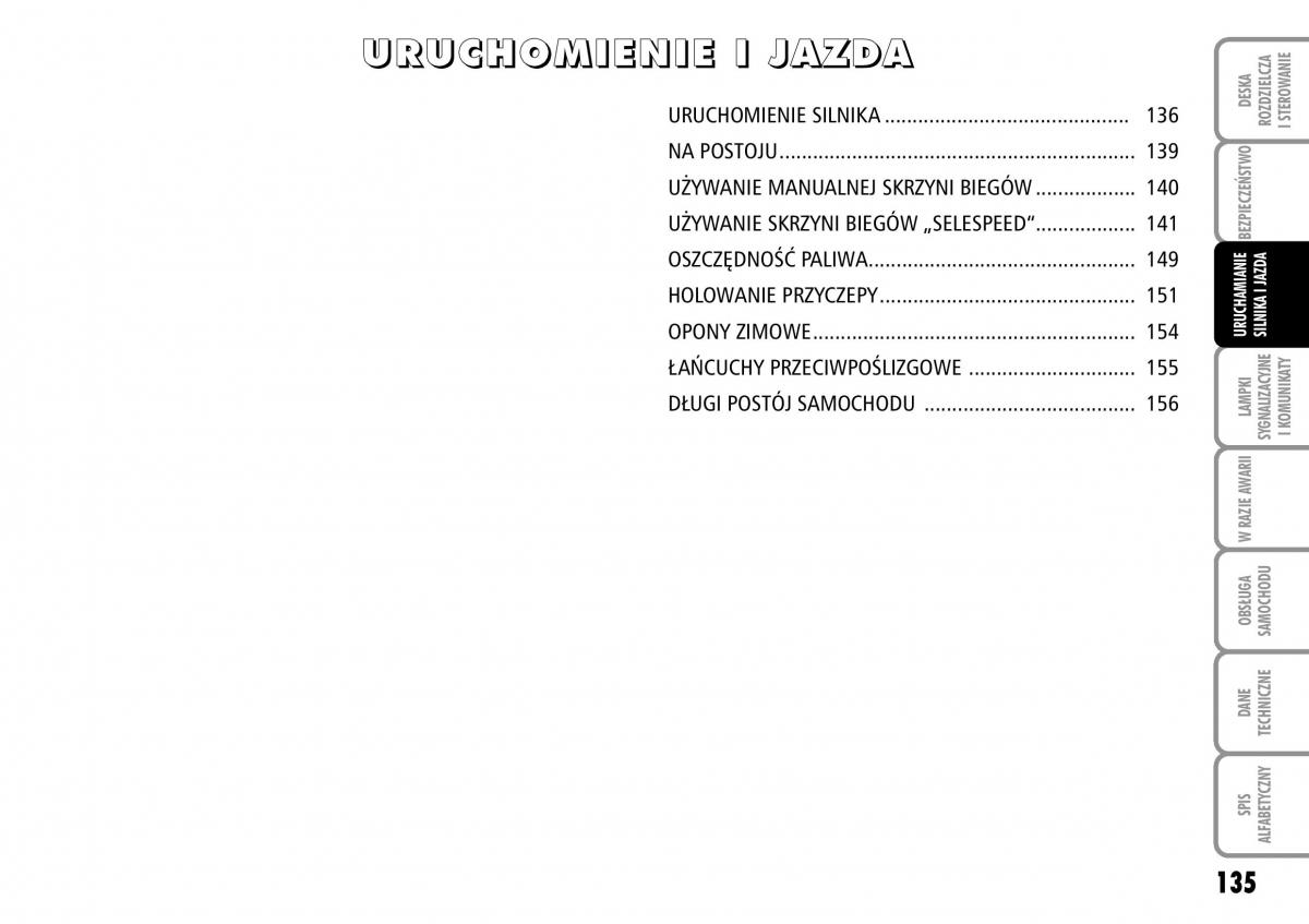 Fiat Stilo instrukcja obslugi / page 136