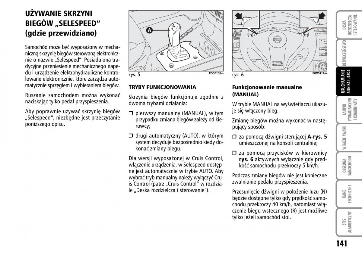 Fiat Stilo instrukcja obslugi / page 142