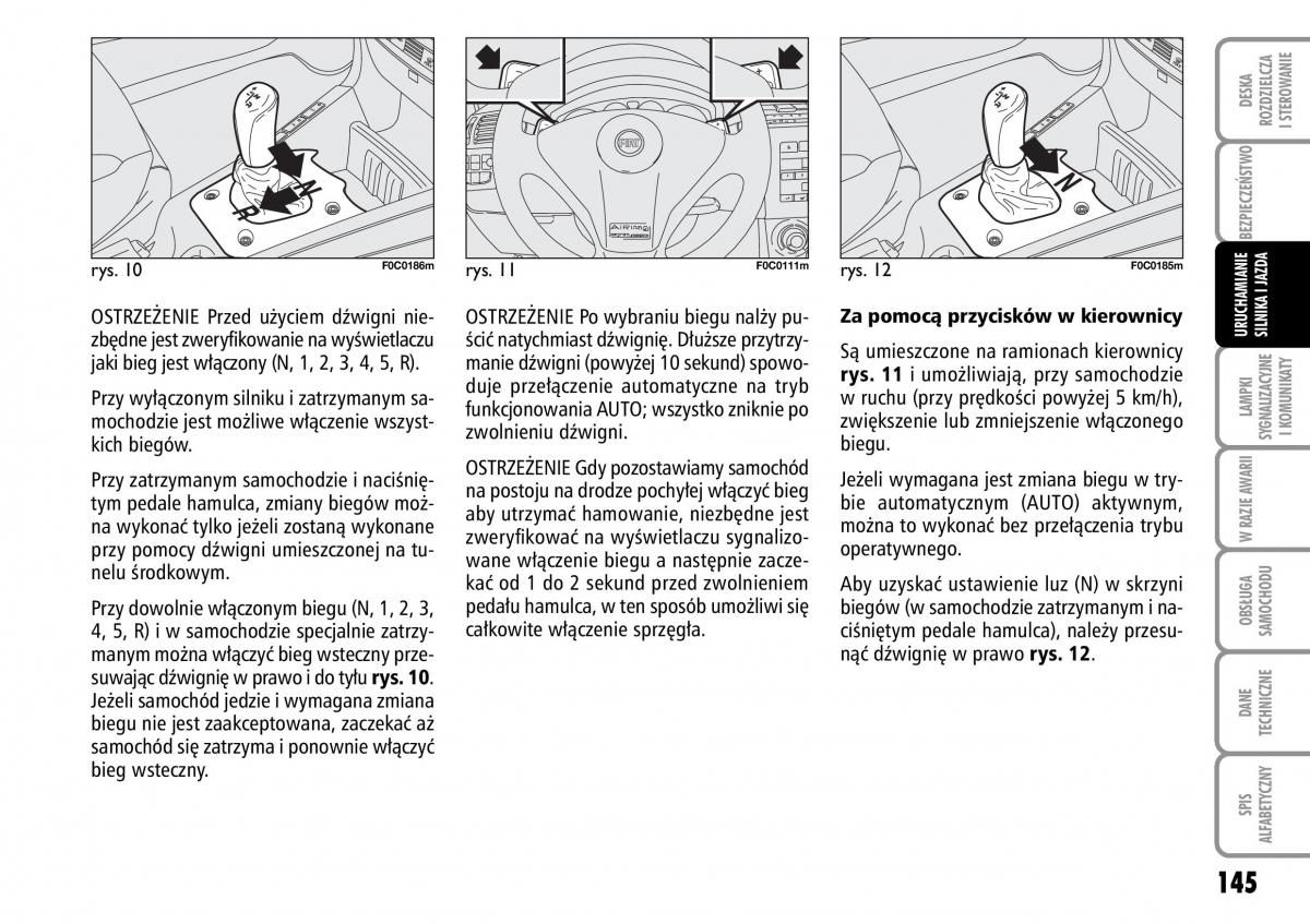 Fiat Stilo instrukcja obslugi / page 146