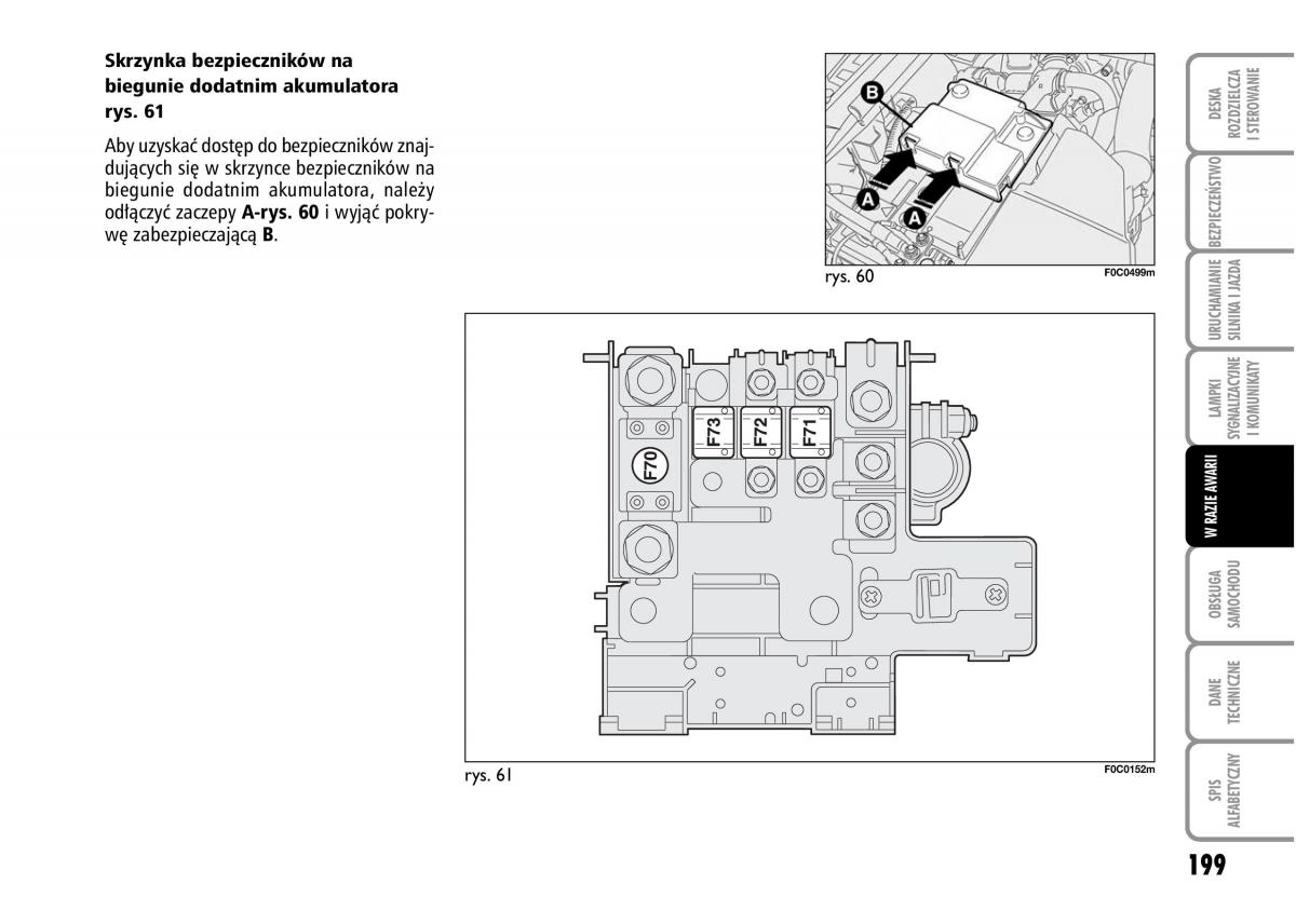 Fiat Stilo instrukcja obslugi / page 200