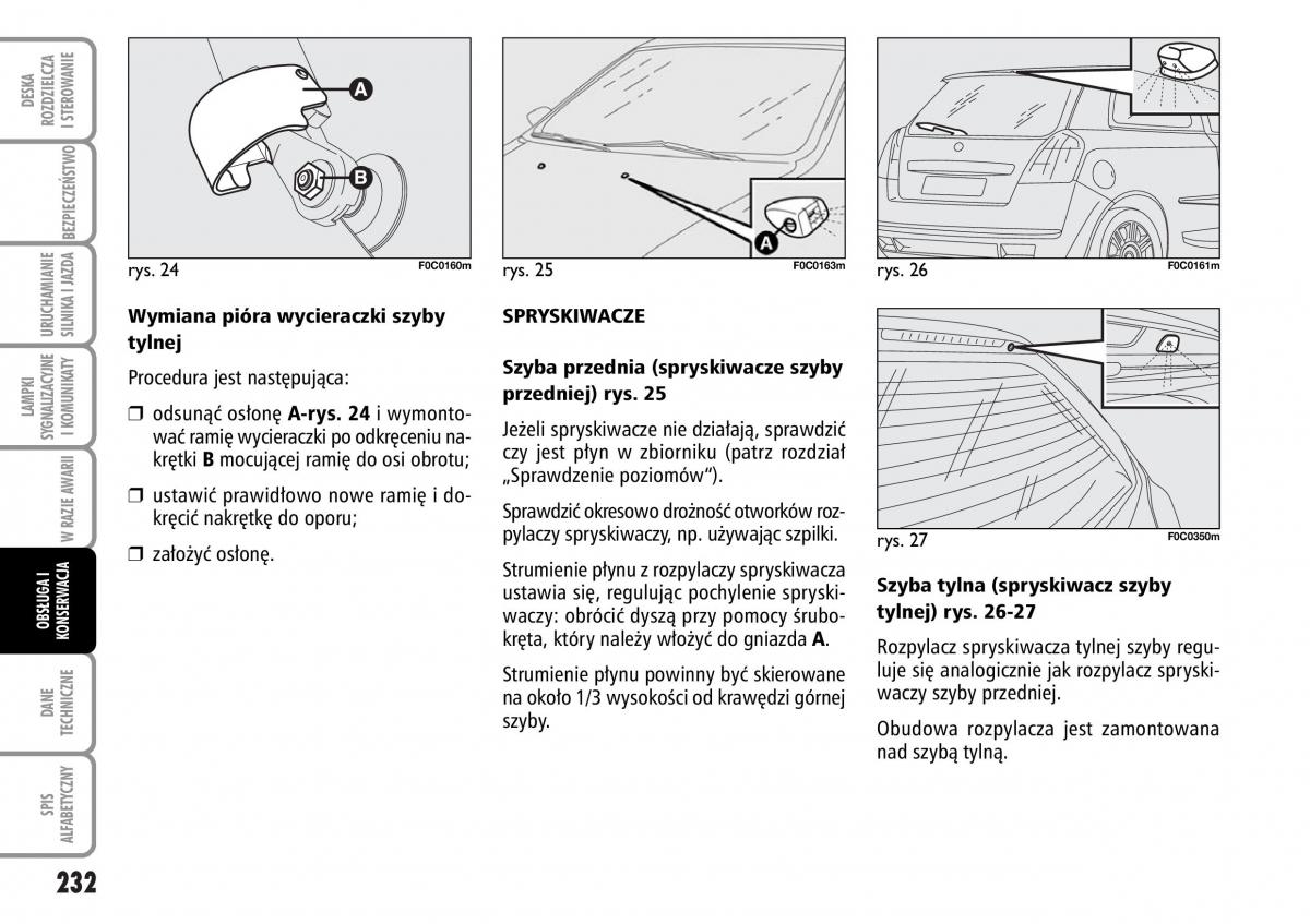 Fiat Stilo instrukcja obslugi / page 233