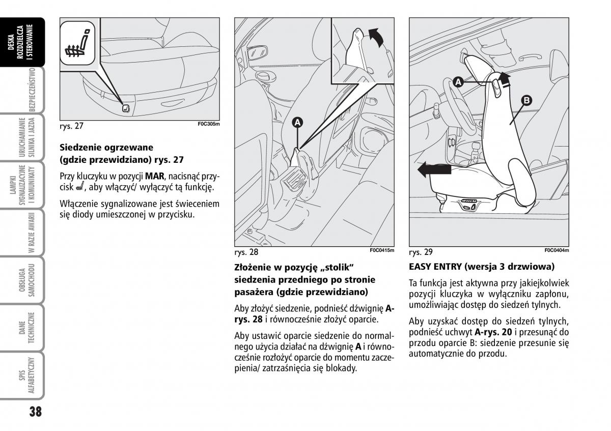 Fiat Stilo instrukcja obslugi / page 39