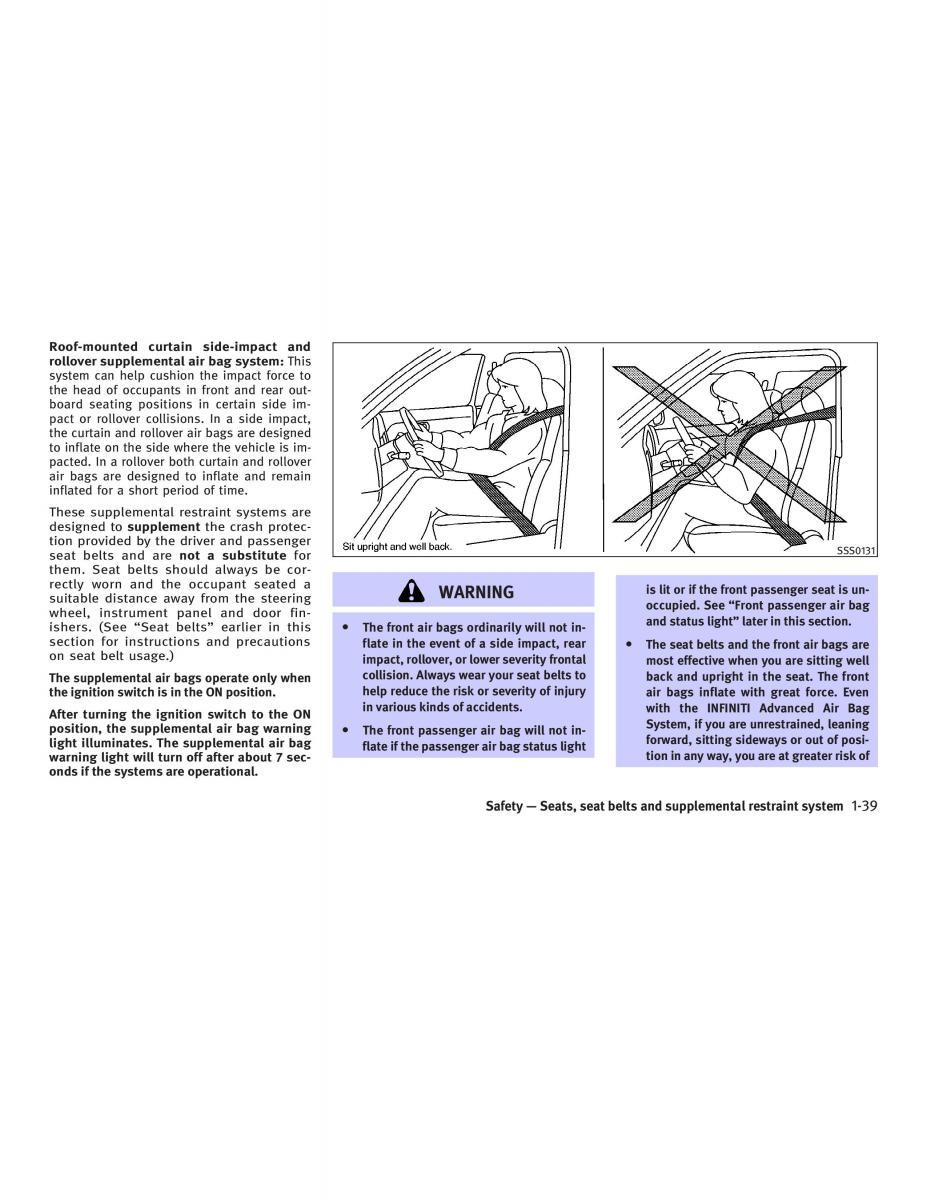 manual  Infiniti FX I owners manual / page 55