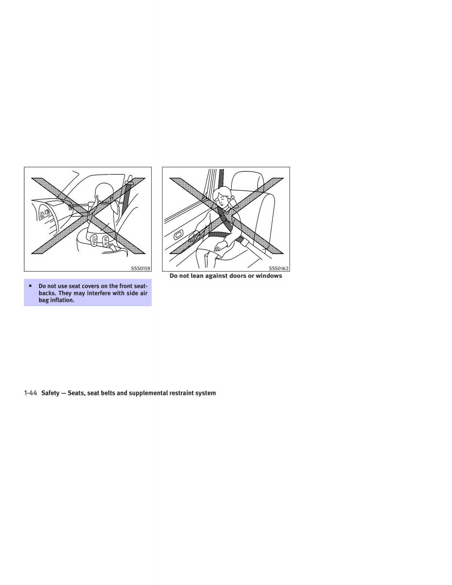 manual  Infiniti FX I owners manual / page 60