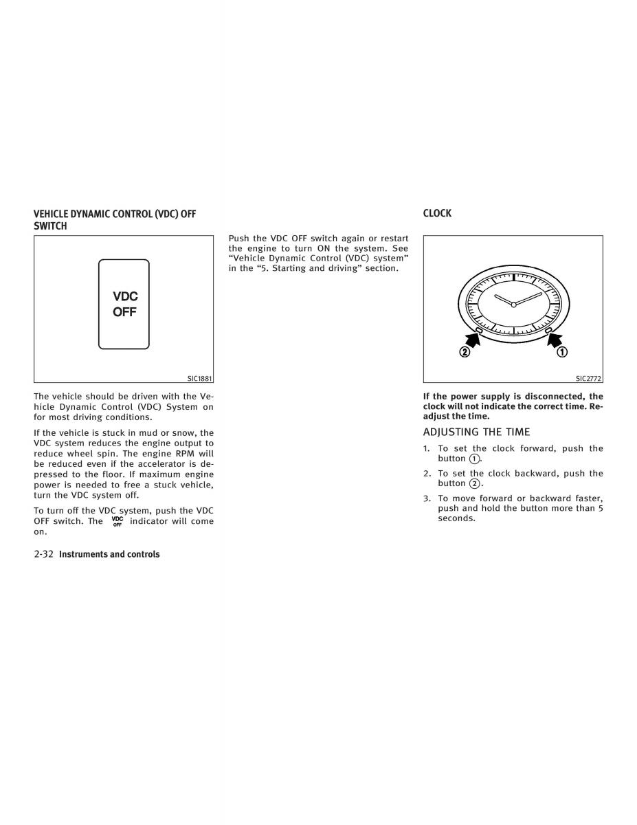 manual  Infiniti FX I owners manual / page 104