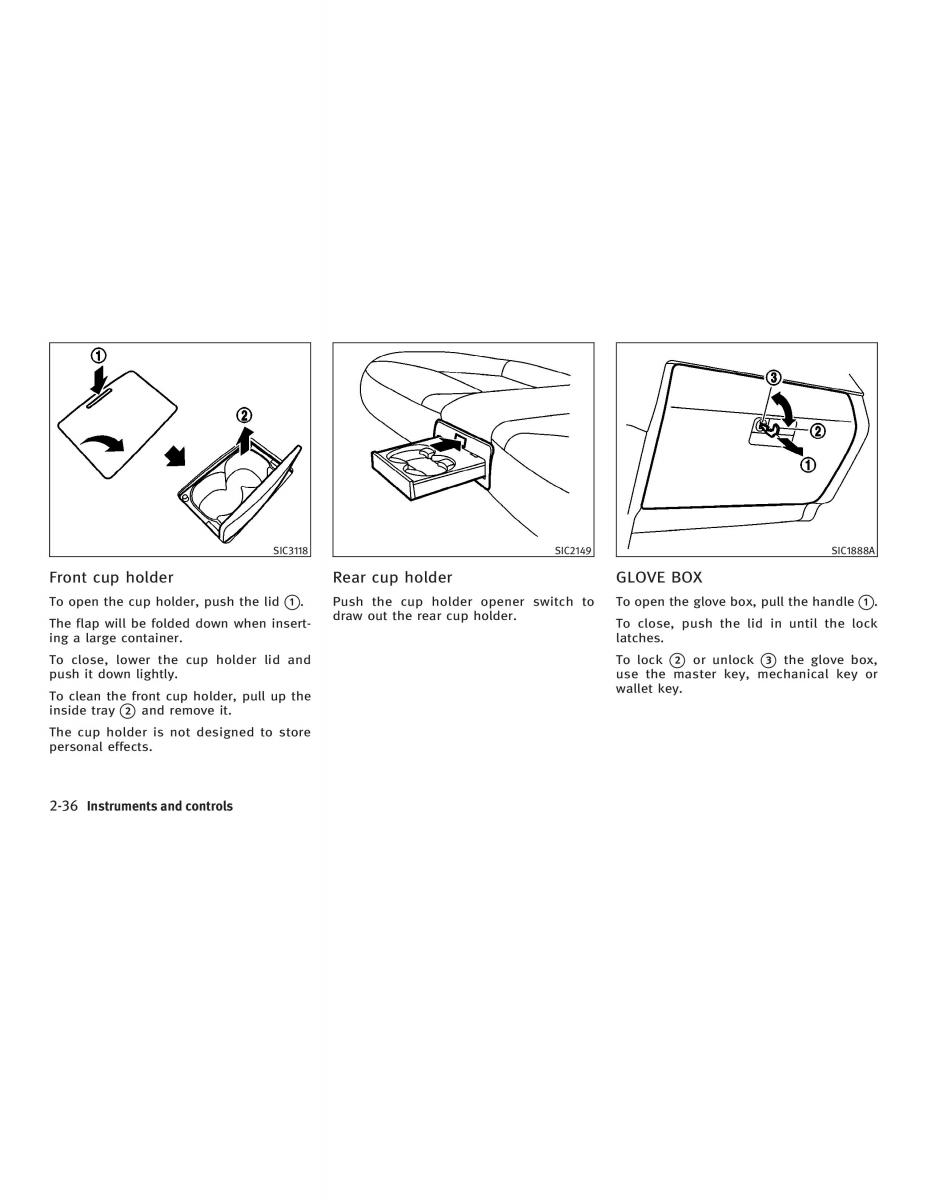 Infiniti FX I owners manual / page 108