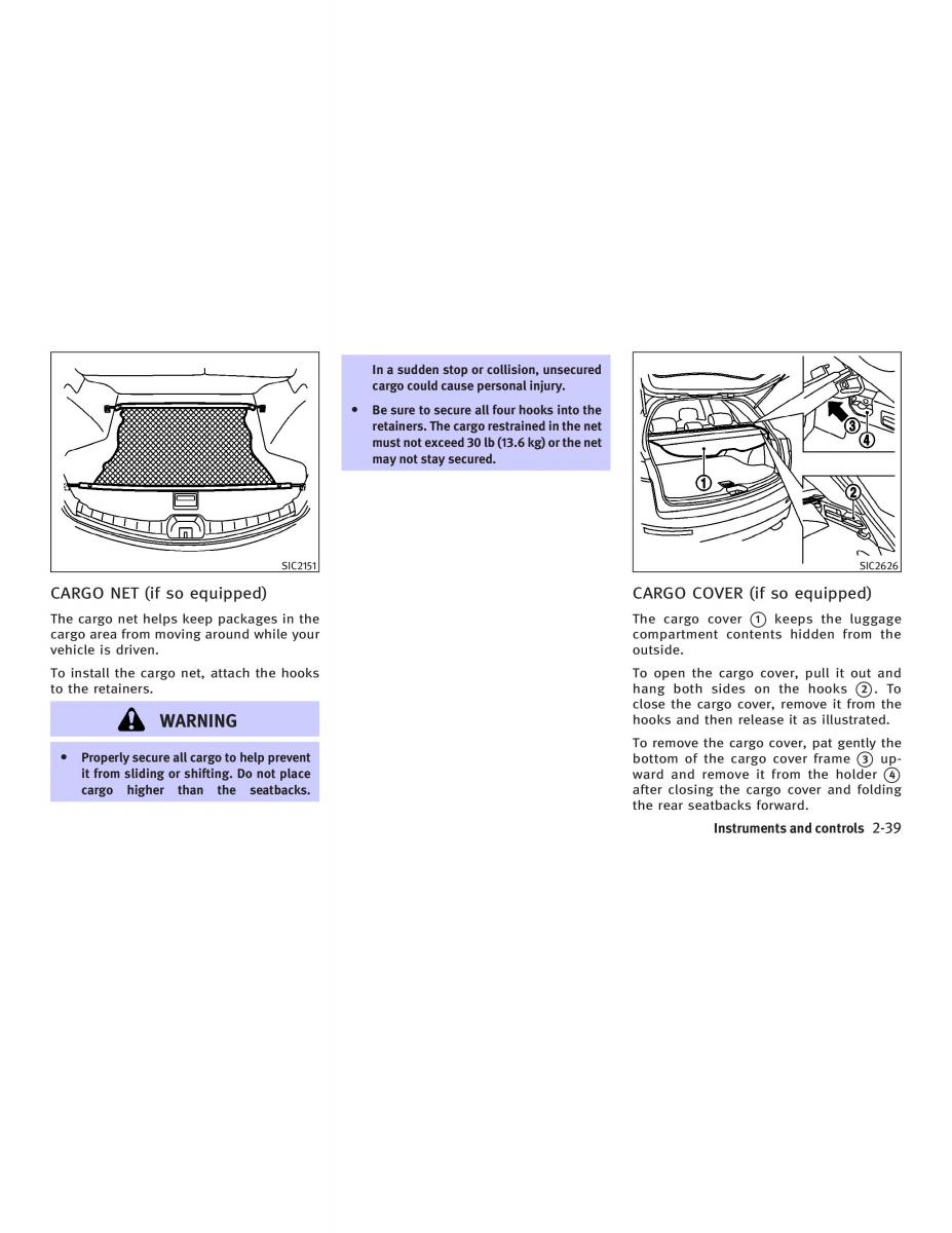 manual  Infiniti FX I owners manual / page 111