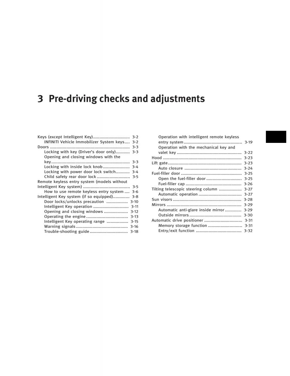 manual  Infiniti FX I owners manual / page 125