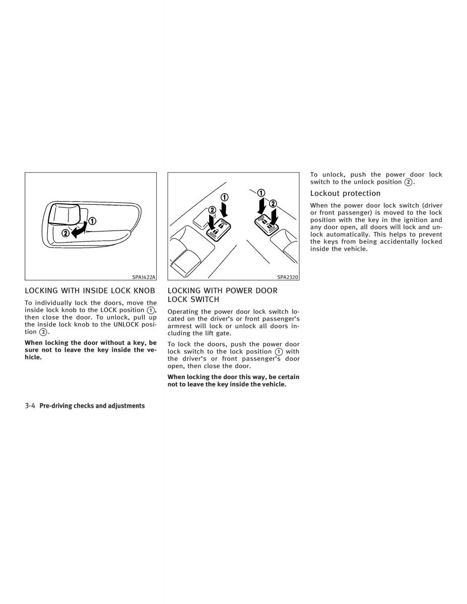 manual  Infiniti FX I owners manual / page 128