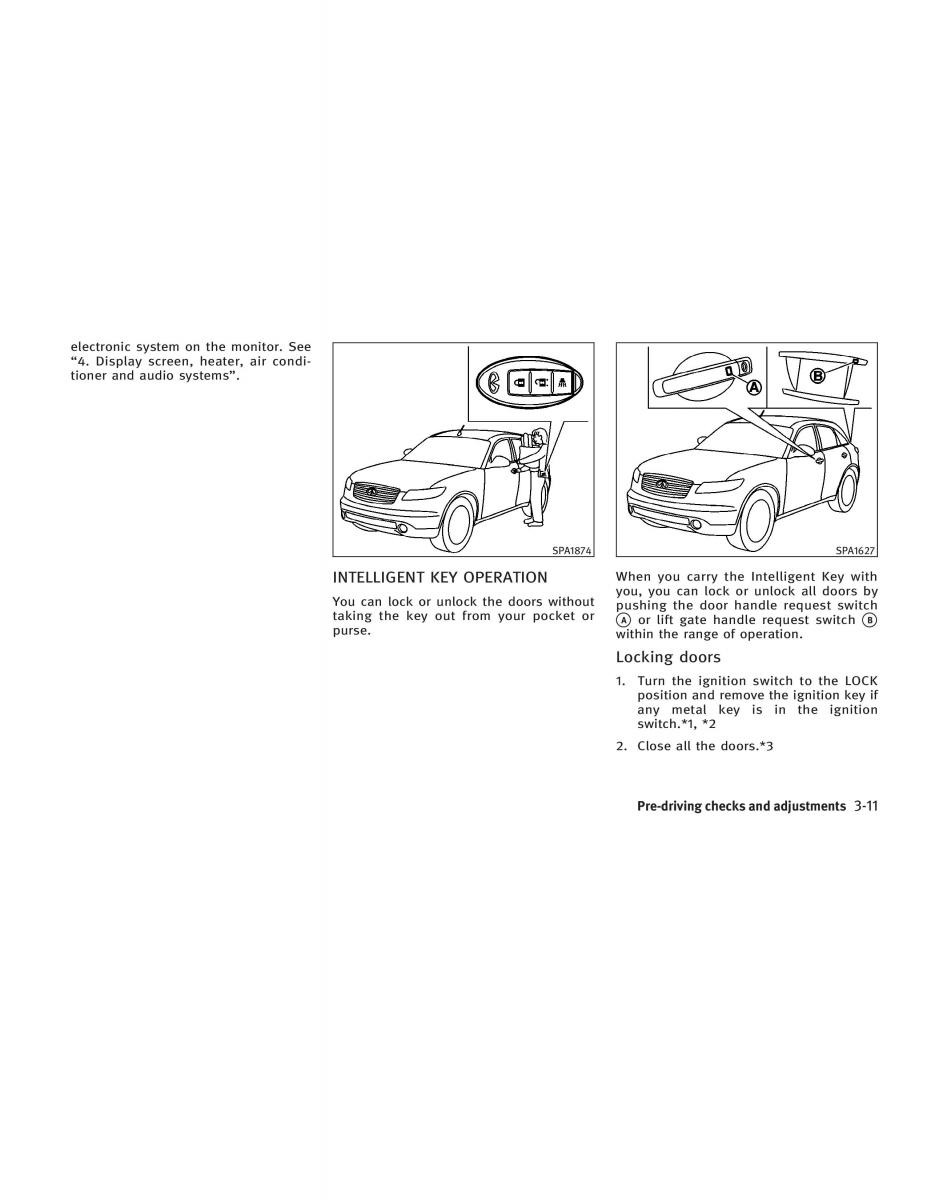 manual  Infiniti FX I owners manual / page 135