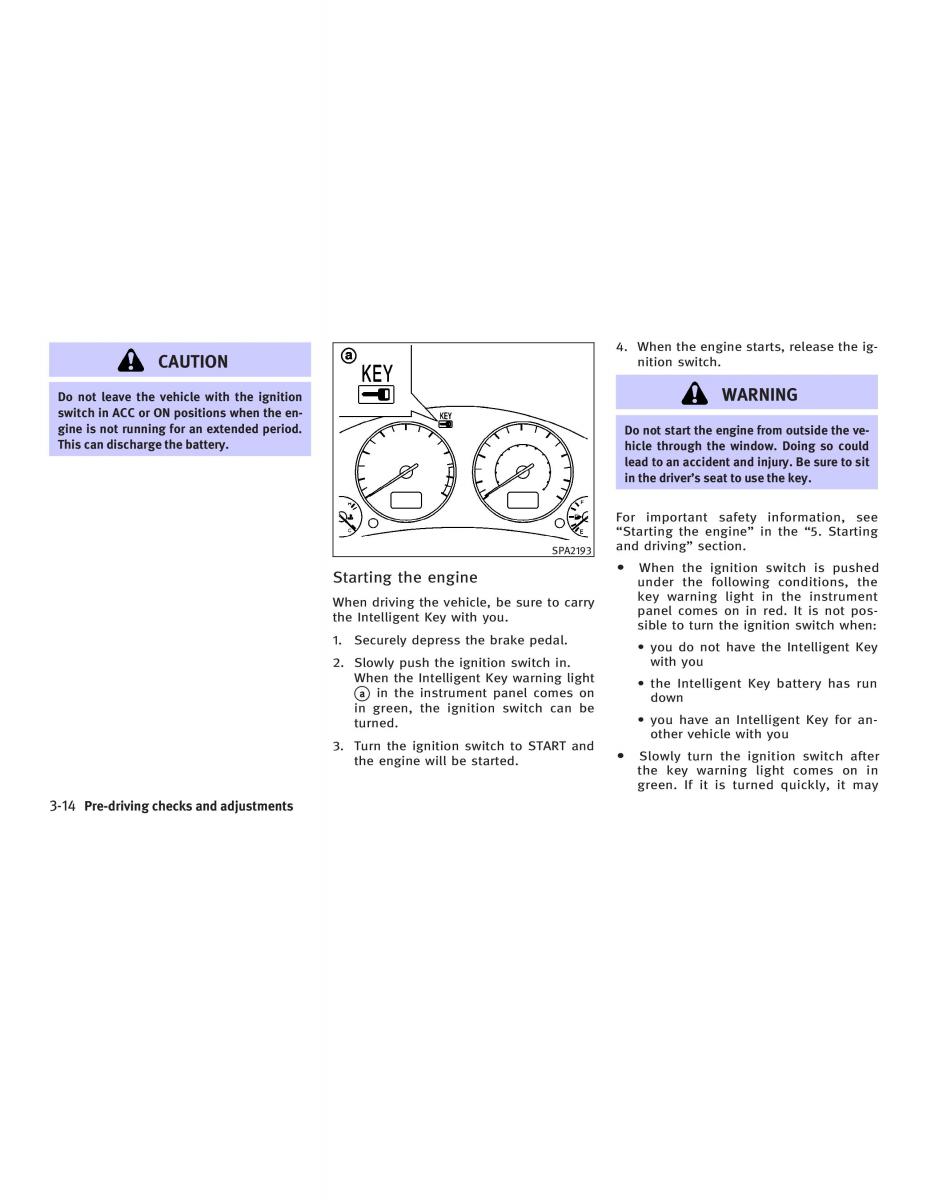 manual  Infiniti FX I owners manual / page 138