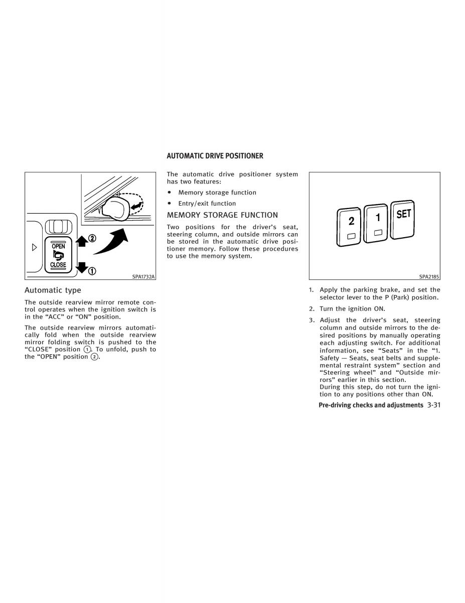 manual  Infiniti FX I owners manual / page 155