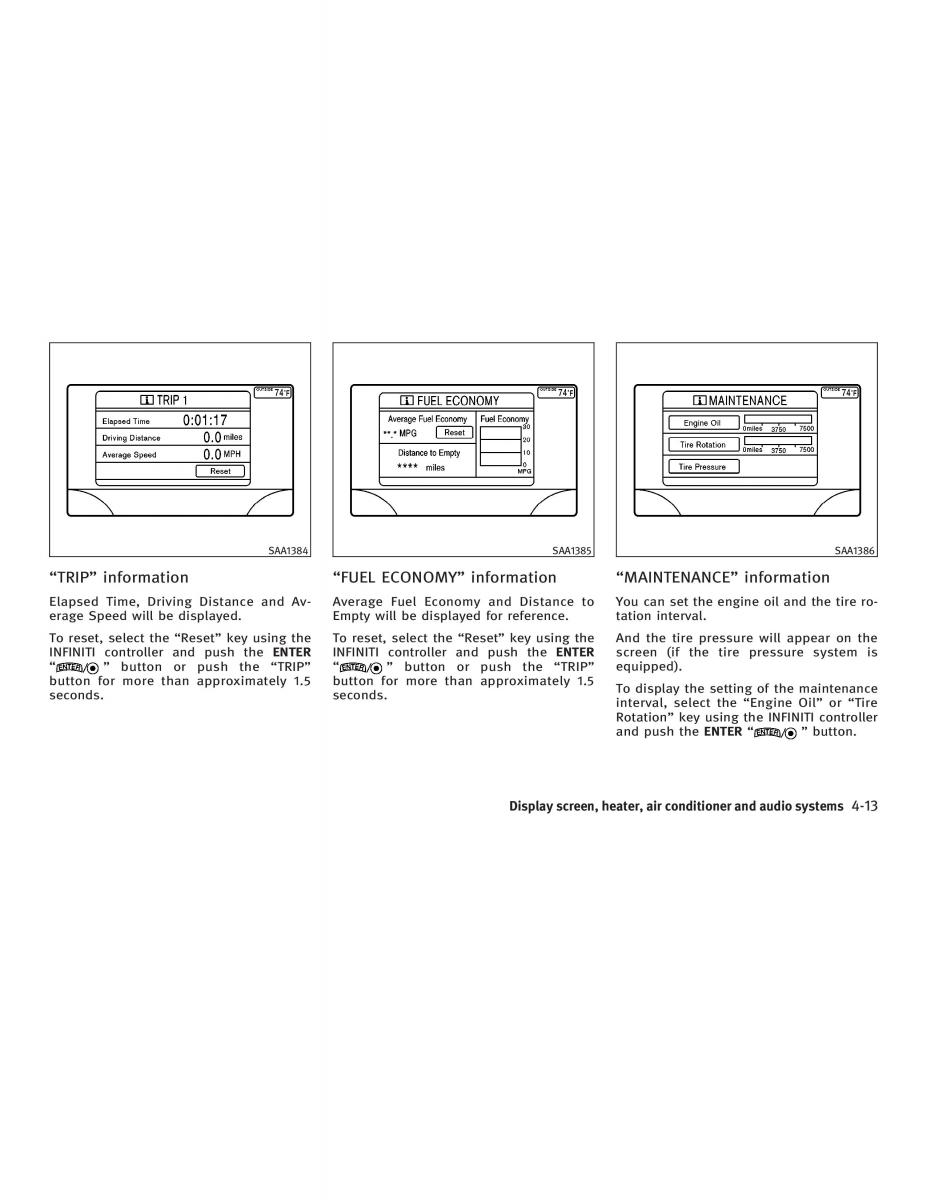 manual  Infiniti FX I owners manual / page 171