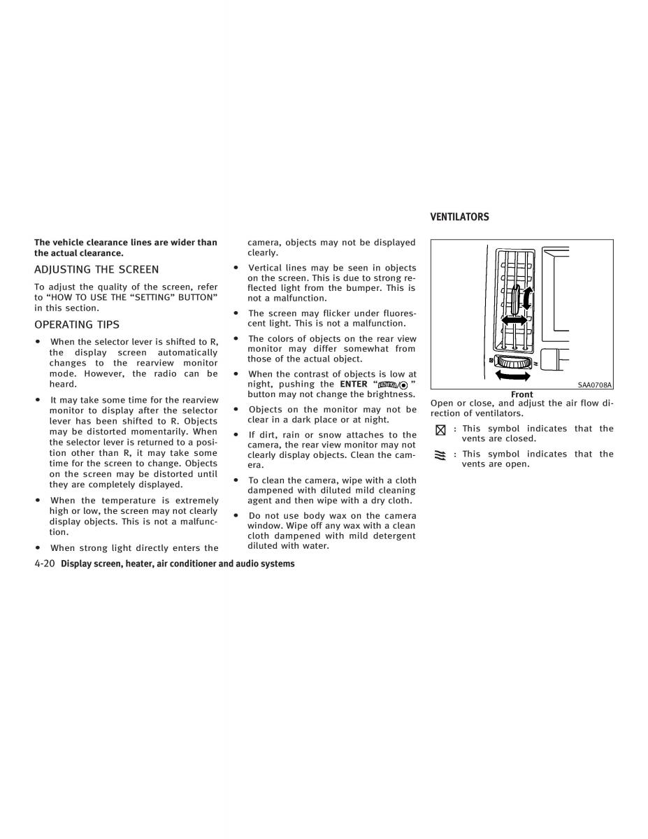 Infiniti FX I owners manual / page 178